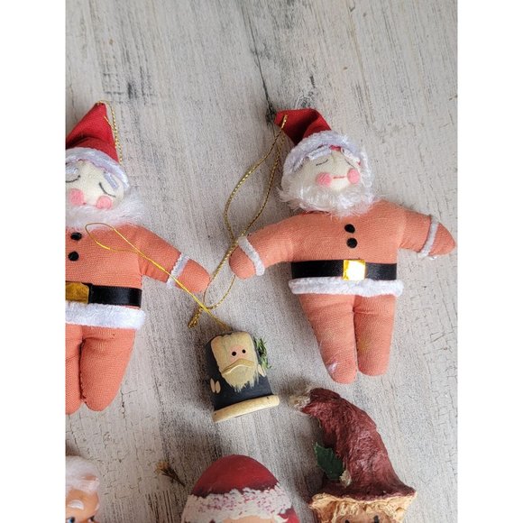 Vintage Santa clause ornament figure variety set xmas - Picture 6 of 13